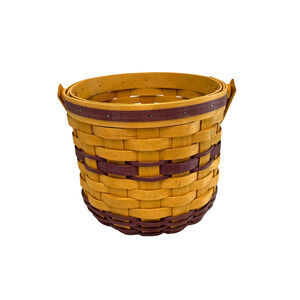 1996 Longaberger May Series Sweet Pea Basket 8.25"RD x 7"H